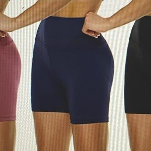 Navy biker shorts, brand new still in package